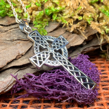 Load image into Gallery viewer, Foellan Celtic Knot Cross Necklace