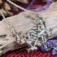 Load image into Gallery viewer, Airica Celtic Viking Silver Necklace