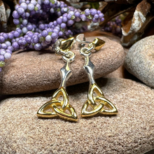 Load image into Gallery viewer, Ethne Trinity Knot Earrings