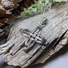 Load image into Gallery viewer, Protection St. Brigid's Cross Necklace