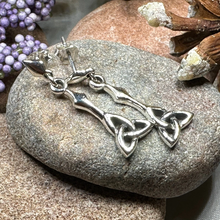 Load image into Gallery viewer, Enchanted Trinity Knot Earrings