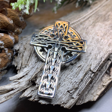 Load image into Gallery viewer, Braddan Scottish Celtic Cross Necklace