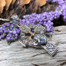 Load image into Gallery viewer, Claddagh Cross Necklace