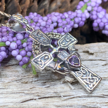 Load image into Gallery viewer, Claddagh Cross Necklace