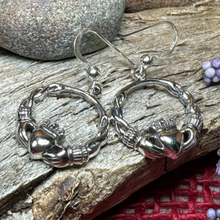 Load image into Gallery viewer, Claddagh Earrings