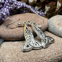 Load image into Gallery viewer, Keelia Trinity Knot Earrings