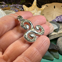 Load image into Gallery viewer, Finglas Celtic Triskele Necklace