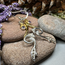 Load image into Gallery viewer, Mystic Dreamer Trinity Knot Earrings
