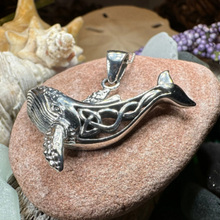 Load image into Gallery viewer, Celtic Knot Whale Necklace
