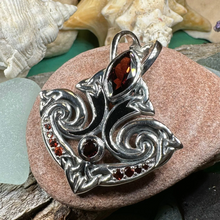 Load image into Gallery viewer, Eternal Flame Trinity Knot Necklace