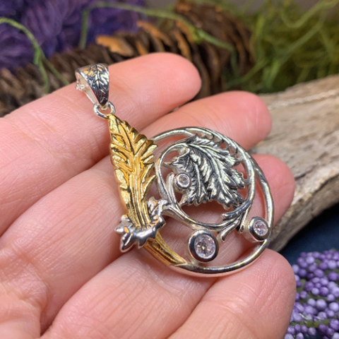Load image into Gallery viewer, Lady of the Mist Flower Necklace in Sterling Silver