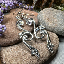Load image into Gallery viewer, Graceful Trinity Knot Earrings