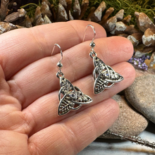 Load image into Gallery viewer, Oak Ash Thorn Trinity Knot Earrings