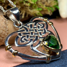 Load image into Gallery viewer, Celtic Embrace Heart Necklace