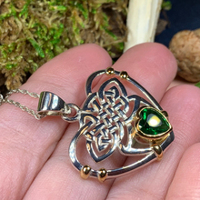 Load image into Gallery viewer, Celtic Embrace Heart Necklace