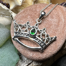 Load image into Gallery viewer, Celtic Crown Necklace