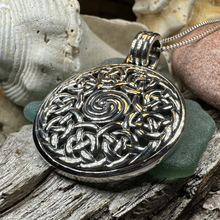 Load image into Gallery viewer, Eternal Celtic Spiral Necklace