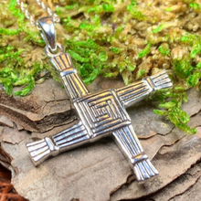 Load image into Gallery viewer, Large Saint Brigid’s Cross Necklace