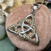 Load image into Gallery viewer, Larina Trinity Knot Necklace