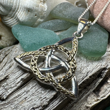 Load image into Gallery viewer, Larina Trinity Knot Necklace