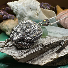 Load image into Gallery viewer, Forever Bound Celtic Snake Necklace