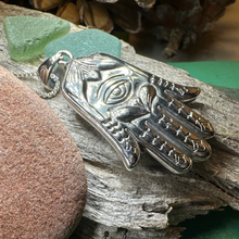 Load image into Gallery viewer, Love Hamsa Hand Necklace