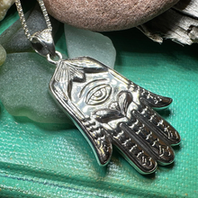 Load image into Gallery viewer, Love Hamsa Hand Necklace