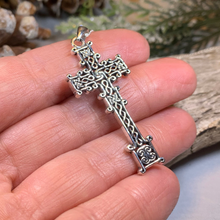 Load image into Gallery viewer, Scottish Skinnet Cross Necklace