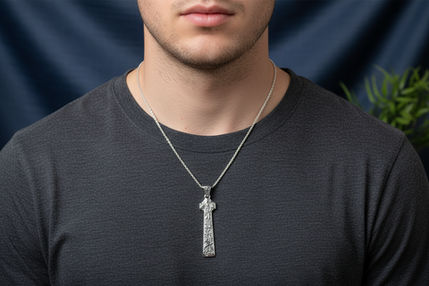 Load image into Gallery viewer, Kilfenora Celtic Cross Necklace