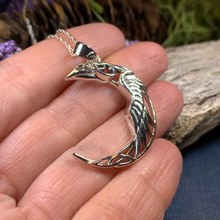 Load image into Gallery viewer, Raven Moon Necklace