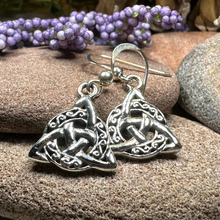 Load image into Gallery viewer, Celtic Triquetra Earrings