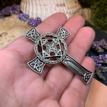 Load image into Gallery viewer, Antique Celtic Cross Brooch
