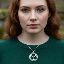 Load image into Gallery viewer, Rhiannon's Three Birds Goddess Necklace