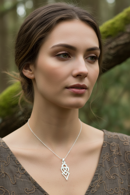 Fior Celtic Love Knot Necklace - Handmade in Scotland