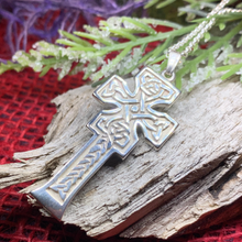 Load image into Gallery viewer, Mura Celtic Cross Necklace