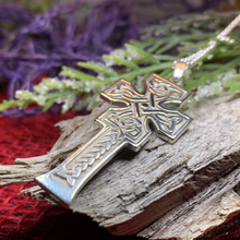 Load image into Gallery viewer, Mura Celtic Cross Necklace