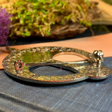 Load image into Gallery viewer, Enamel Celtic Trinity Knot Tara Brooch