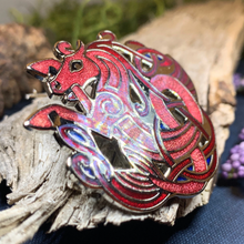 Load image into Gallery viewer, Celtic Horse Brooch