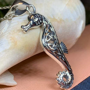 Serendipity Celtic Seahorse Necklace