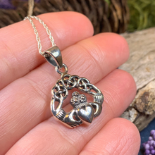 Load image into Gallery viewer, Claddagh Heart Necklace