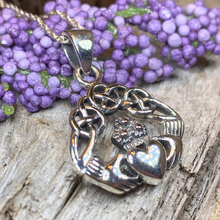 Load image into Gallery viewer, Claddagh Heart Necklace