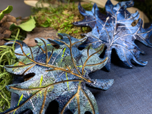 Load image into Gallery viewer, Splatter Maple Leaf Pin