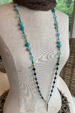 Load image into Gallery viewer, Seaside Moonglow Long Necklace