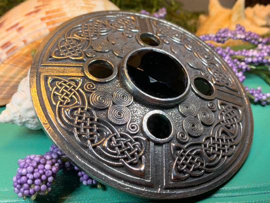 Royal Celtic Spiral Brooch — view 10