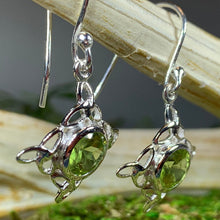 Load image into Gallery viewer, Annalise Gemstone Trinity Knot Earrings