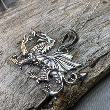 Load image into Gallery viewer, Welsh Dragon Necklace
