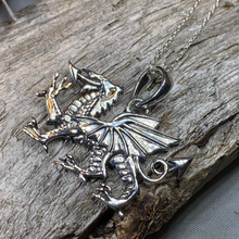 Load image into Gallery viewer, Welsh Dragon Necklace