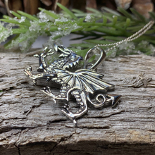 Load image into Gallery viewer, Welsh Dragon Necklace