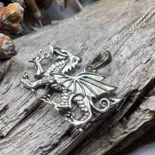 Load image into Gallery viewer, Welsh Dragon Necklace