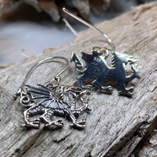 Load image into Gallery viewer, Welsh Dragon Earrings
